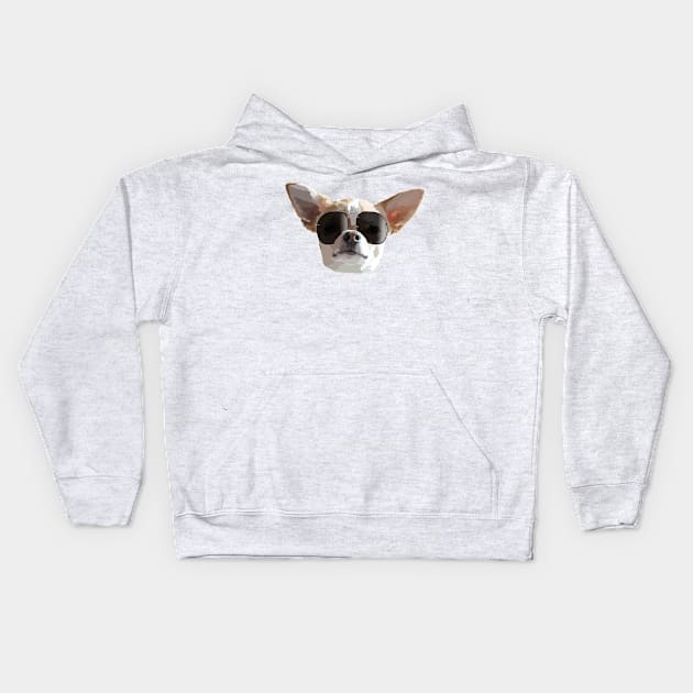 Chilled Chihuahua Kids Hoodie by DavidASmith